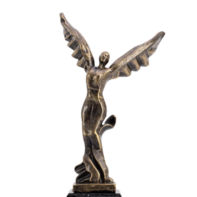 Statuetka Skrzydła sukcesu - odlewana Twoim z grawerem - wys. 30 cm - FOL070