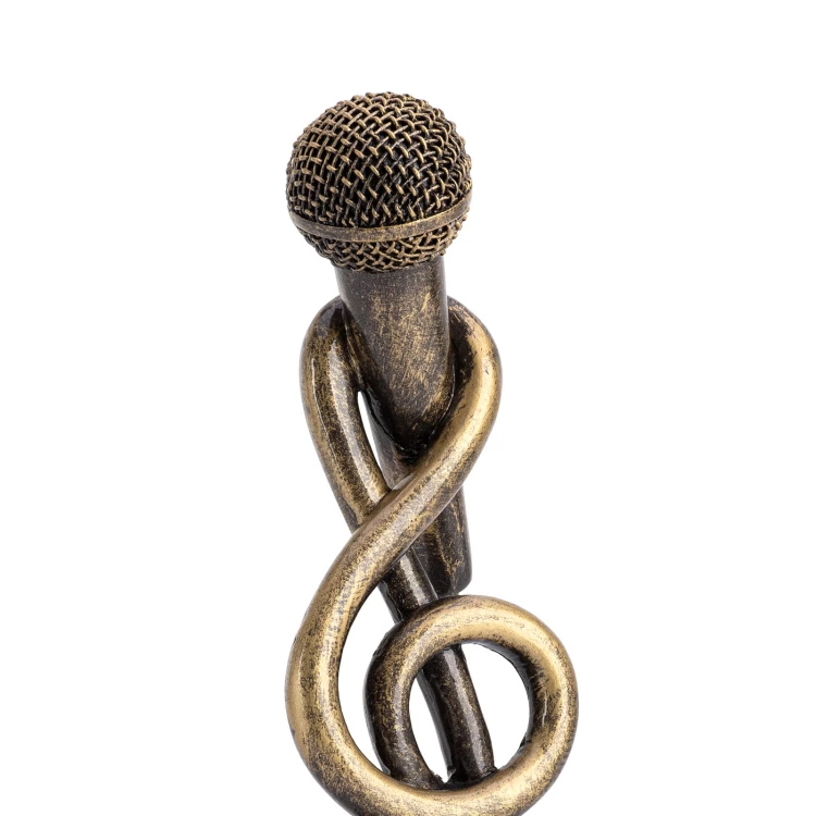 Statuetka muzyczna Solista - odlewana z Twoim grawerem - wys. 25 cm - FOL071