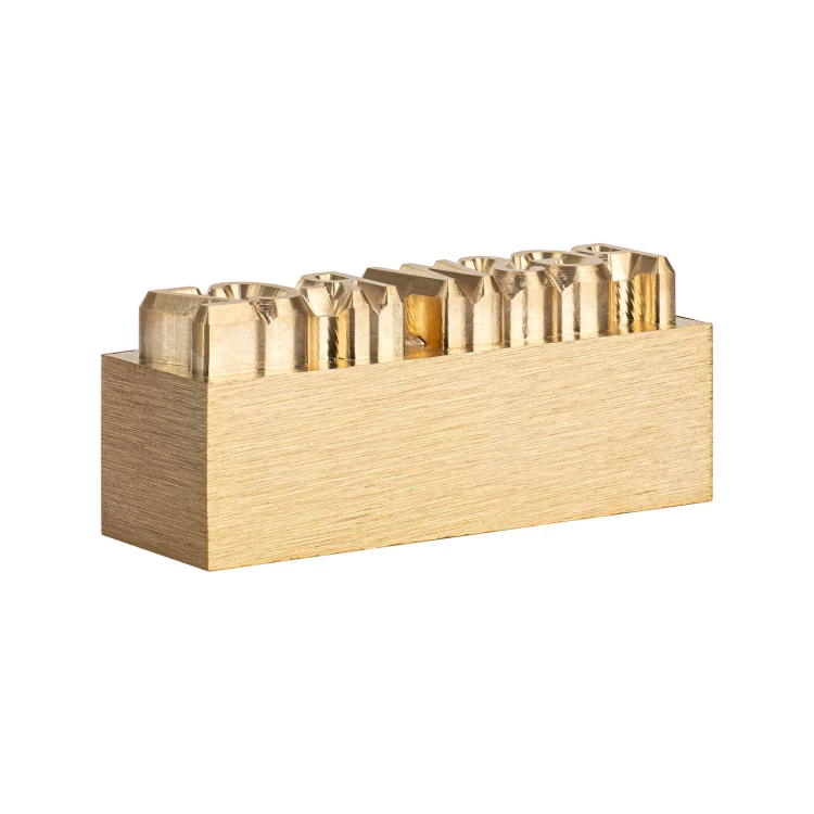 Stempel mosiężny do wytłaczania logo na gorąco - wymiary matrycy: 36x12mm - CNC113