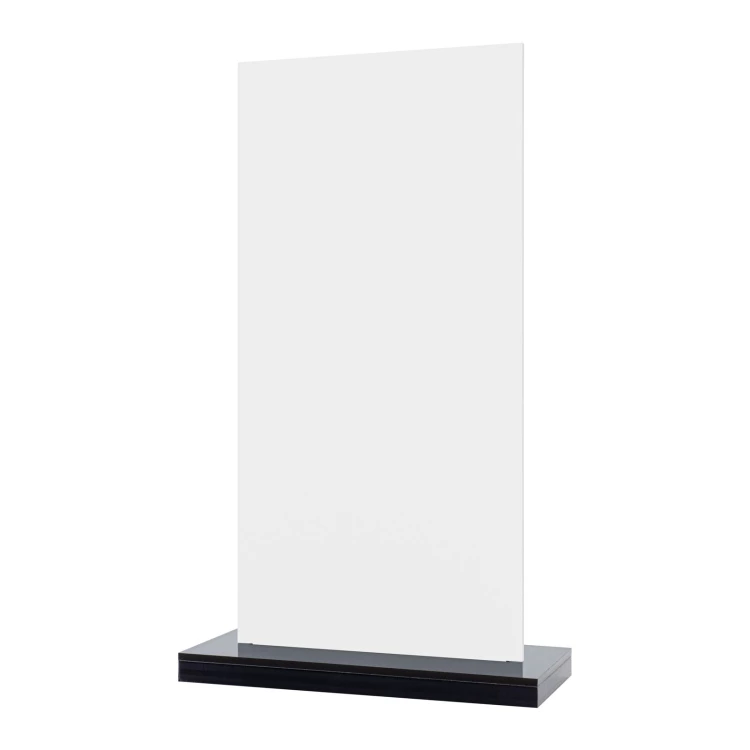 Tabliczka Statuetka z kodami QR i wypukłym logo - wym. 140x240mm - ST067