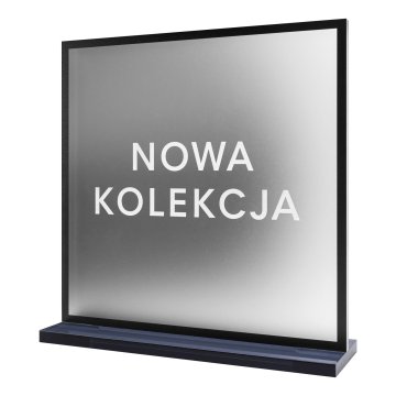 Stojak sklepowy z nadrukiem UV - szroniony akryl - wys. 20 cm - ST082