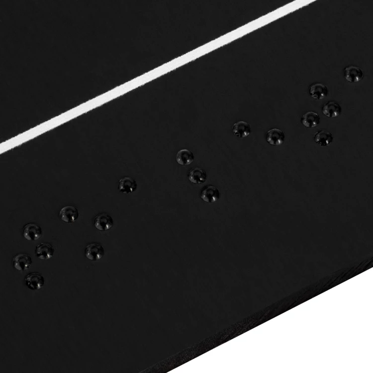 Tabliczka z pismem Braille'a - toaleta - twarde PCW - wym. 200x80 mm - TAB670