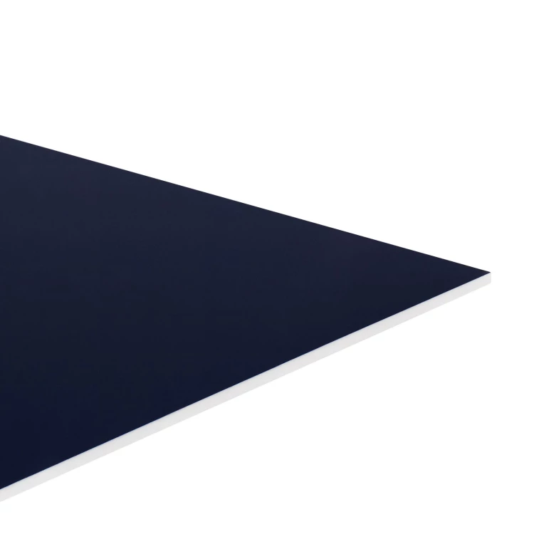 Granatowa tabliczka na drzwi z pismem Braille'a dla niewidomych - wym. 300x150mm - TAB703