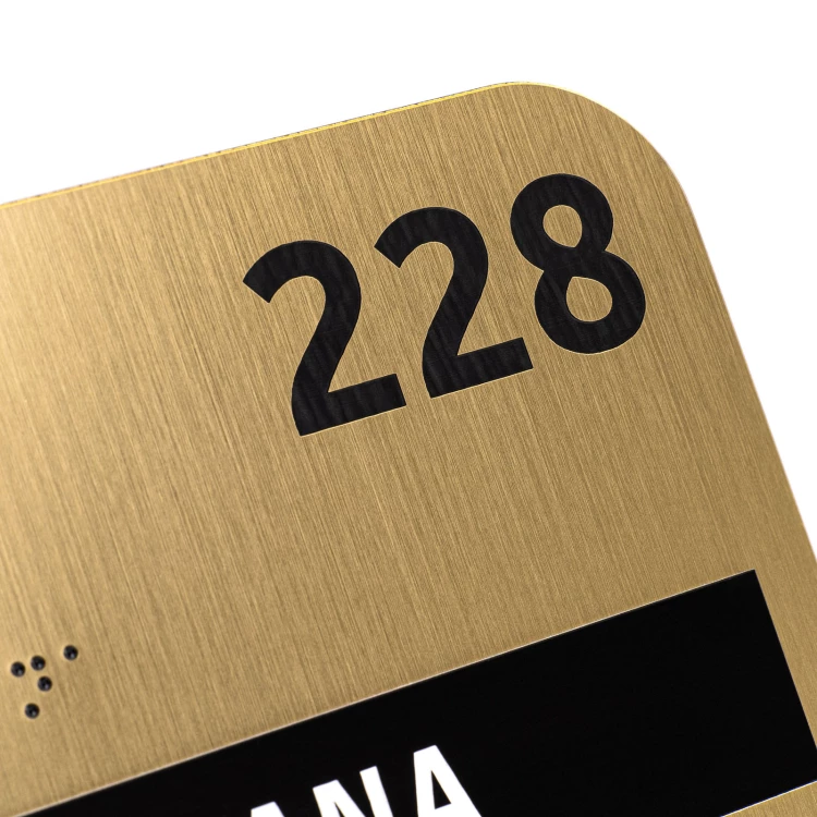 Tabliczka z NFC i pismem Braille'a - wym. 200x100mm - TAB623