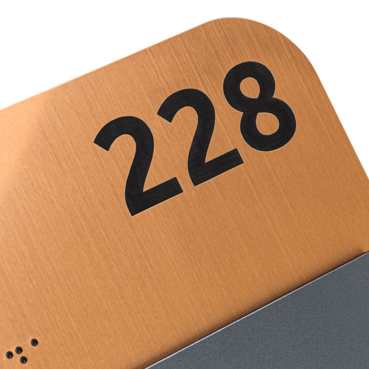 Tabliczka z NFC i pismem Braille'a - wym. 200x100mm - TAB624
