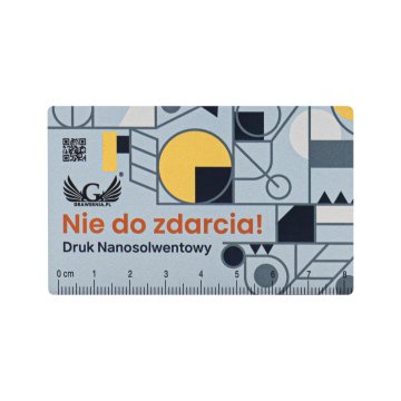 Wizytówka/Linijka reklamowa z aluminium - NANODRUK - TAN003