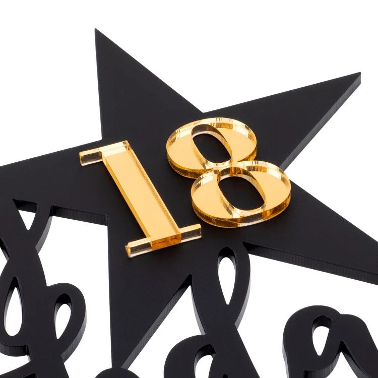 Topper na tort - 18 urodziny - TOP062