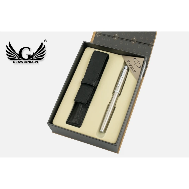 Wieczne Pióro PARKER IM Brushed Metal CT z etui - PAR155-P-SWPAG