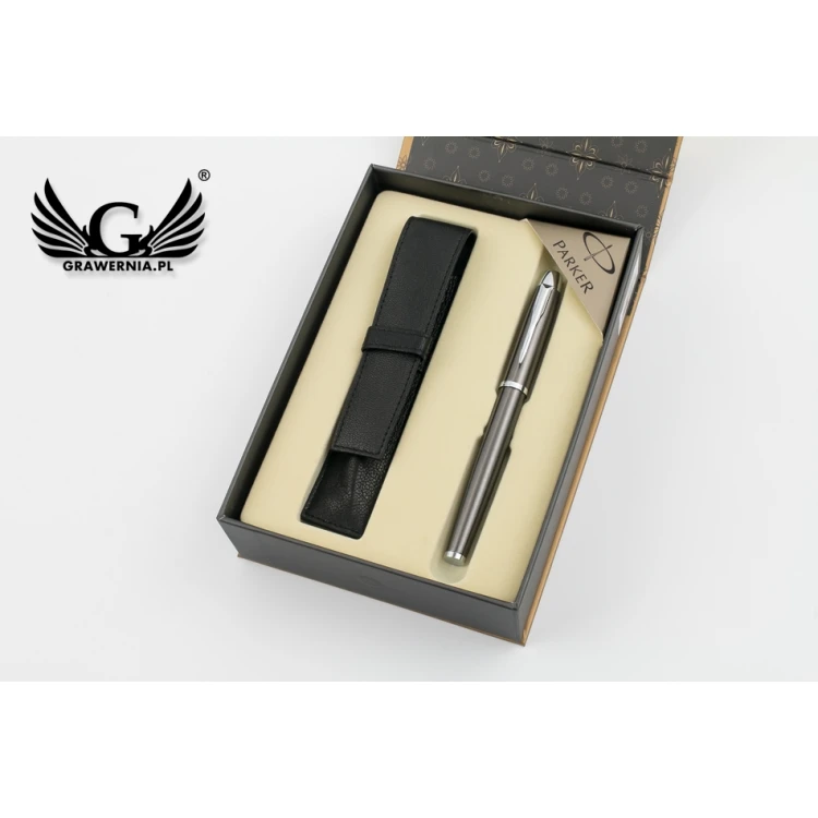 Wieczne Pióro PARKER IM Gun Metal CT z etui - PAR154-P-SWPAG