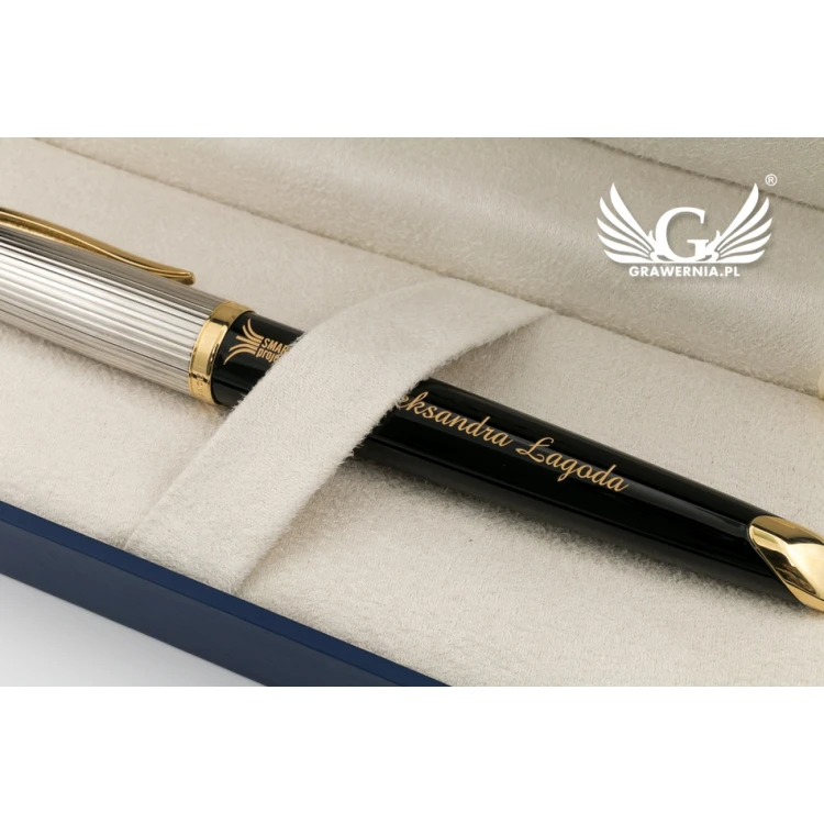 Wieczne pióro WATERMAN Carene Deluxe Czarny GT - WAT017