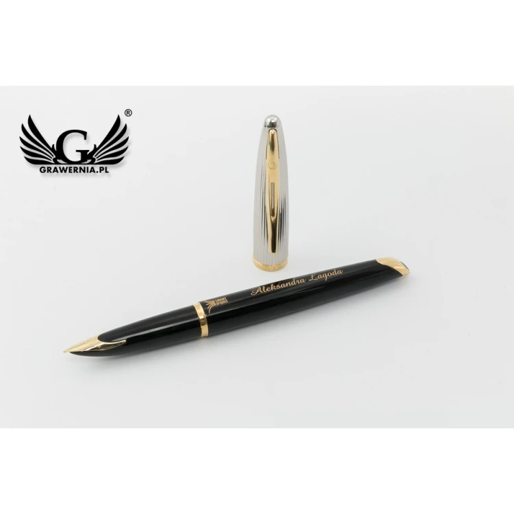 Wieczne pióro WATERMAN Carene Deluxe Czarny GT - WAT017