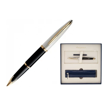 Wieczne Pióro WATERMAN Carene Deluxe Czarny GT zestaw z piórnikiem - WAT036