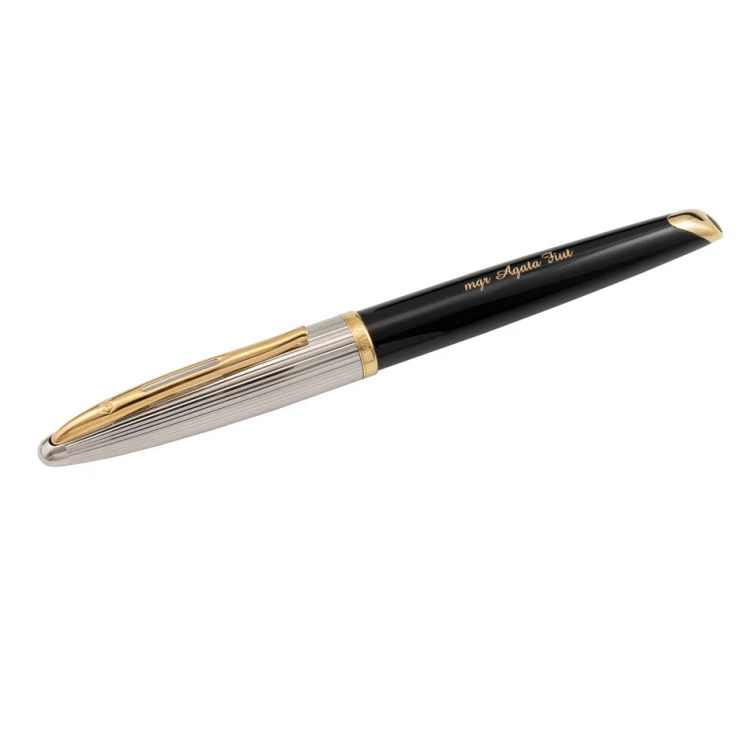 Wieczne Pióro WATERMAN Carene Deluxe Czarny GT zestaw z piórnikiem - WAT036