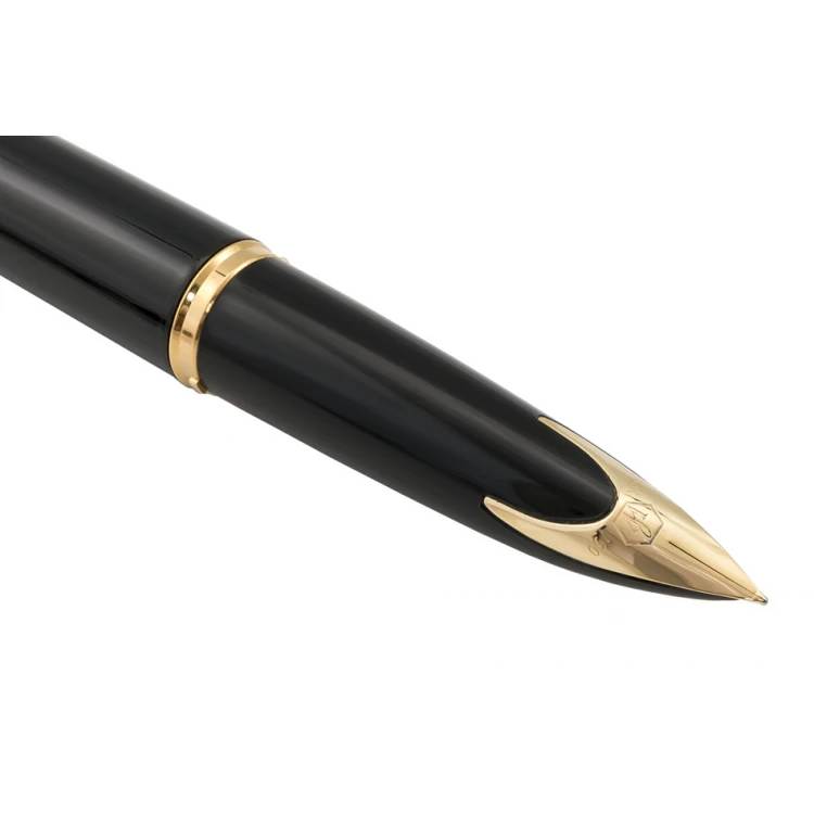 Wieczne Pióro WATERMAN Carene Deluxe Czarny GT zestaw z piórnikiem - WAT036