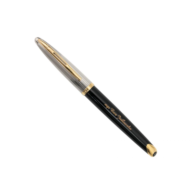 Wieczne Pióro WATERMAN Carene Deluxe Czarny GT zestaw z piórnikiem - WAT036