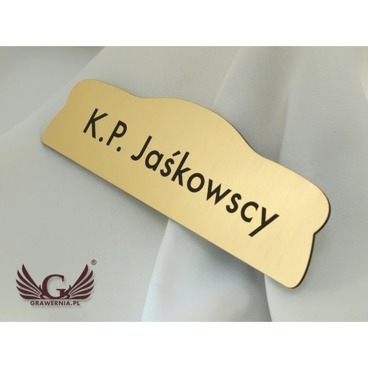 Wizytówka na drzwi - wzór T036