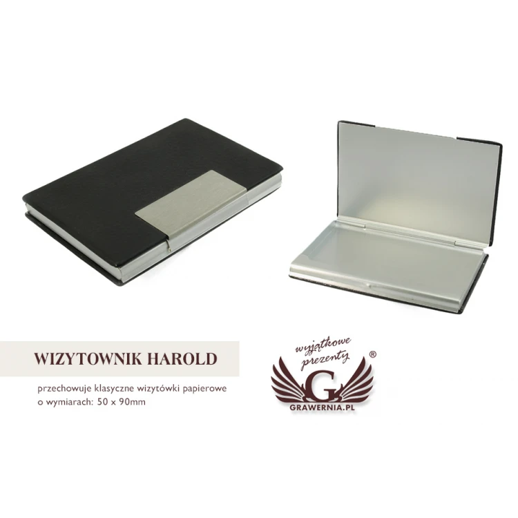 Wizytownik z grawerem - HAROLD WZ012