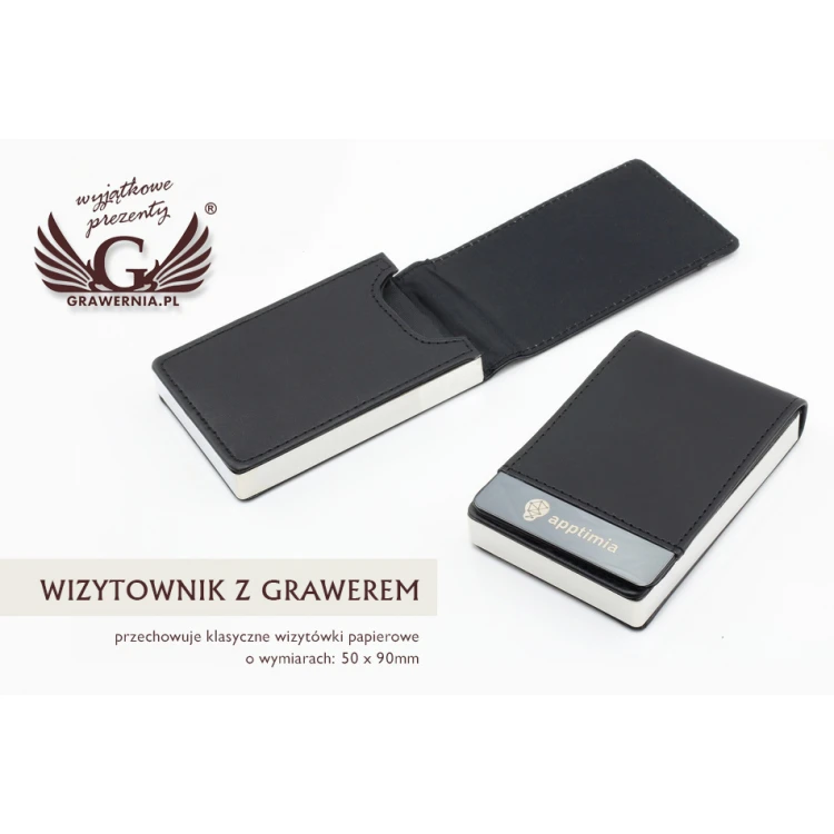 Wizytownik z grawerem - LEONARD WZ015