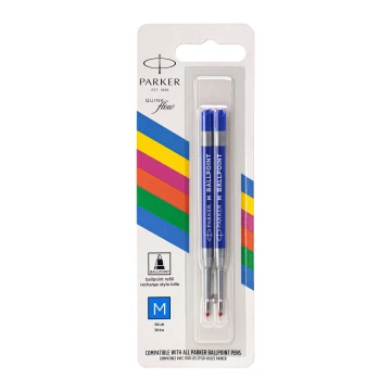 Wkład do długopisu Parker QUINKFLOW Economy - rozmiar M (medium) - niebieski tusz - WKP010