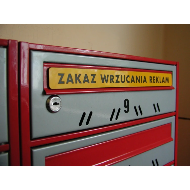 ZAKAZ WRZUCANIA REKLAM - różne wersje