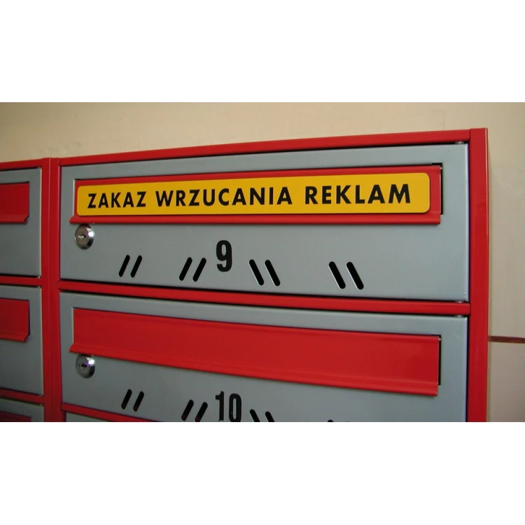 ZAKAZ WRZUCANIA REKLAM - różne wersje
