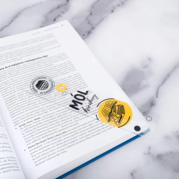 Zakładka do książki z Twoim logo - pakiet 100 sztuk - ZAK024