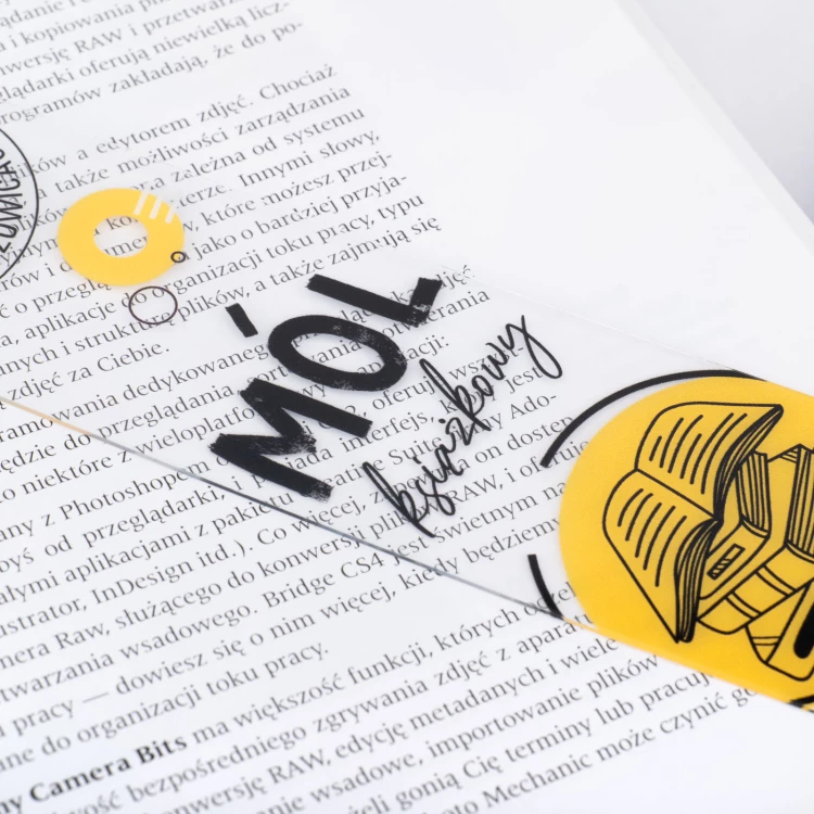 Zakładka do książki z Twoim logo - pakiet 100 sztuk - ZAK024