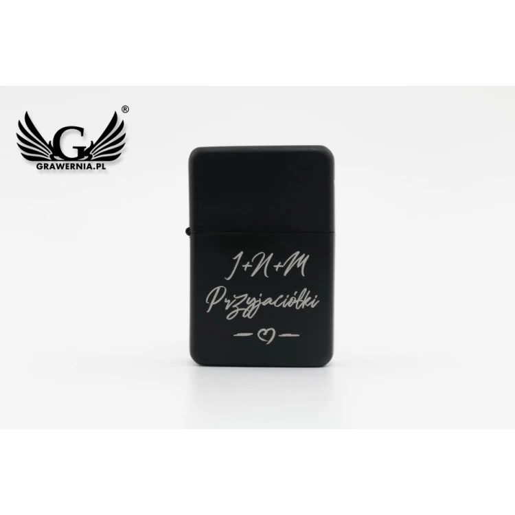 Zapalniczka Tasman Black Spray - TAS003