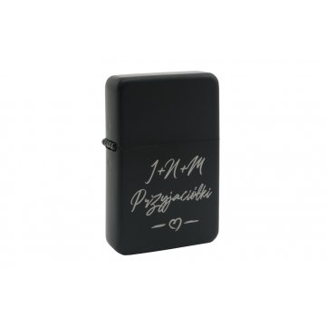 Zapalniczka Tasman Black Spray - TAS003