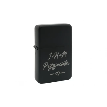 Zapalniczka Tasman Black Spray - TAS003
