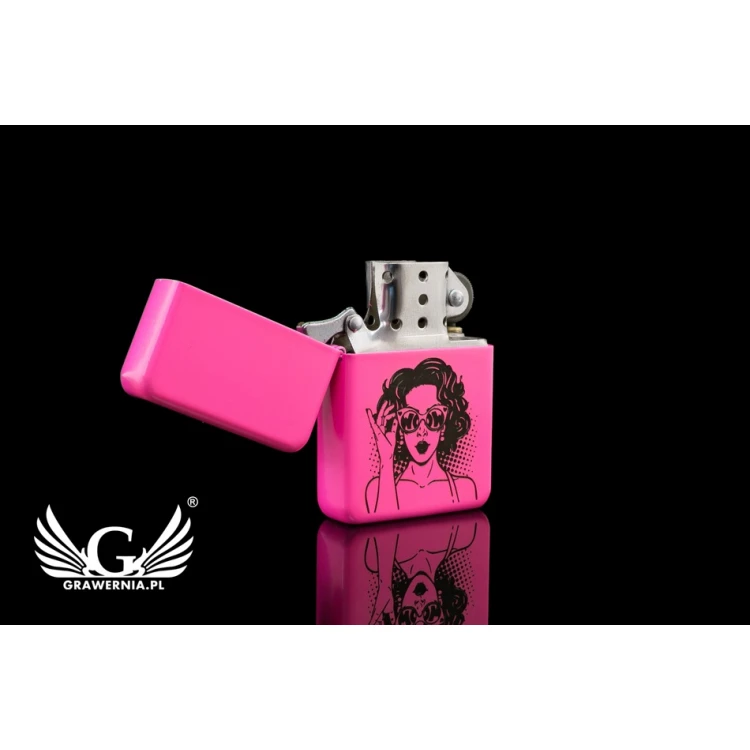 Zapalniczka Tasman Neon Pink - TAS006