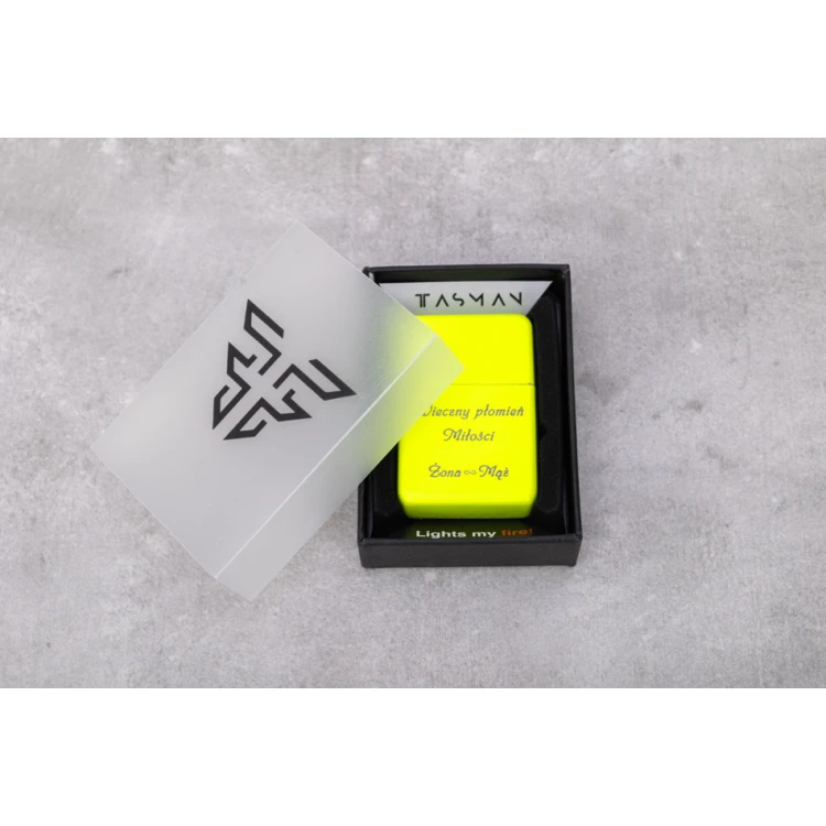 Zapalniczka Tasman Neon Yellow - TAS004