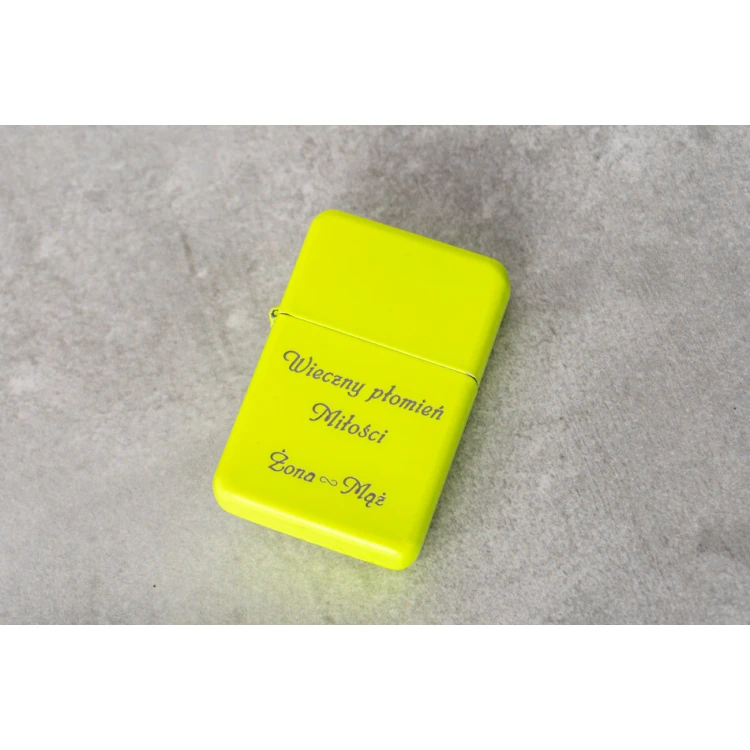 Zapalniczka Tasman Neon Yellow - TAS004
