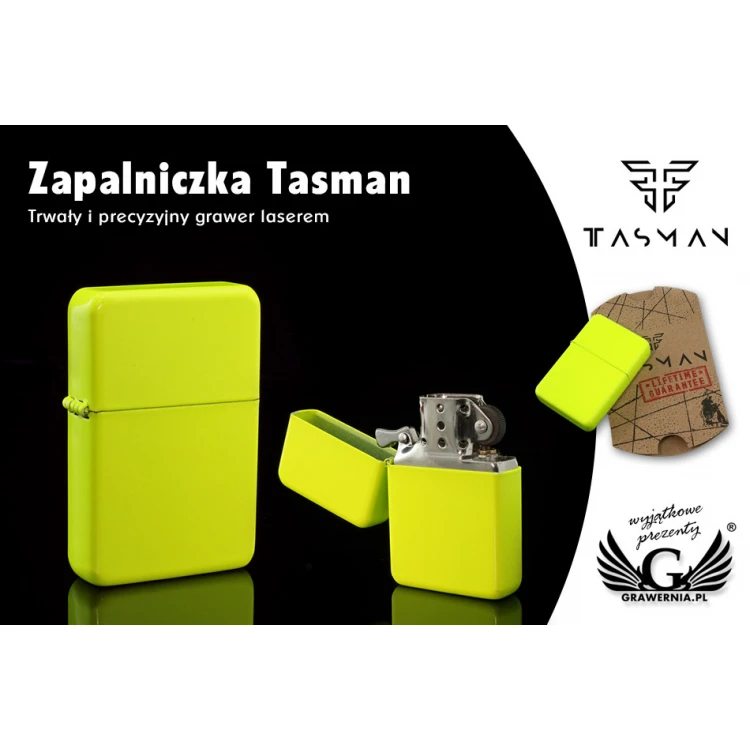 Zapalniczka Tasman Neon Yellow - TAS004