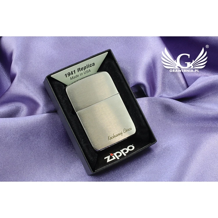 Zapalniczka ZIPPO 1941 Replica Brushed Chrome - ZIP051