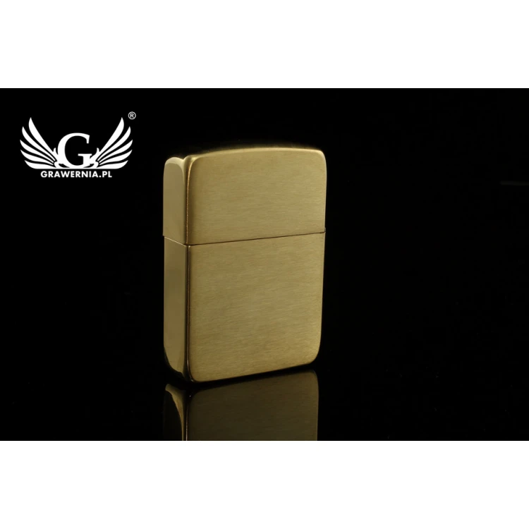 Zapalniczka ZIPPO 1941 Replica Brush Brass Vintaged - ZIP055
