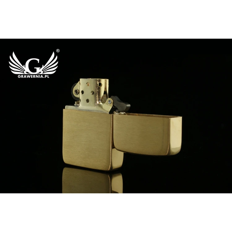 Zapalniczka ZIPPO 1941 Replica Brush Brass Vintaged - ZIP055