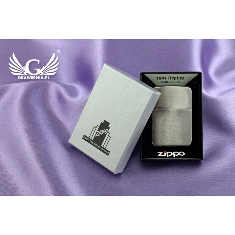 Zapalniczka ZIPPO 1941 Replica Brushed Chrome - ZIP051
