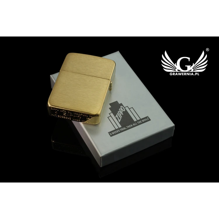 Zapalniczka ZIPPO 1941 Replica Brush Brass Vintaged - ZIP055