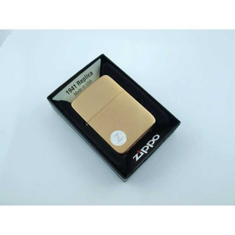 Zapalniczka ZIPPO 1941 Replica Brush Brass Vintaged - ZIP055