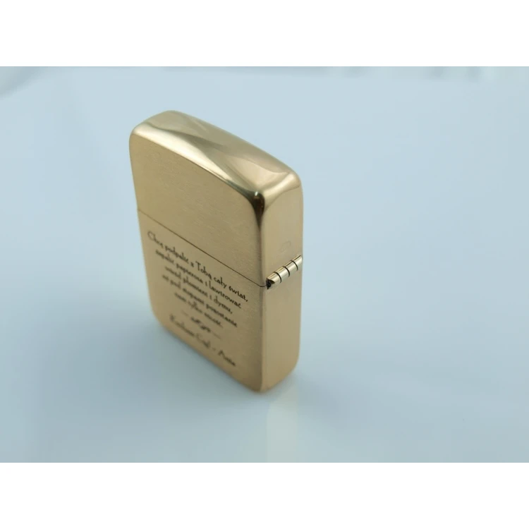 Zapalniczka ZIPPO 1941 Replica Brush Brass Vintaged - ZIP055