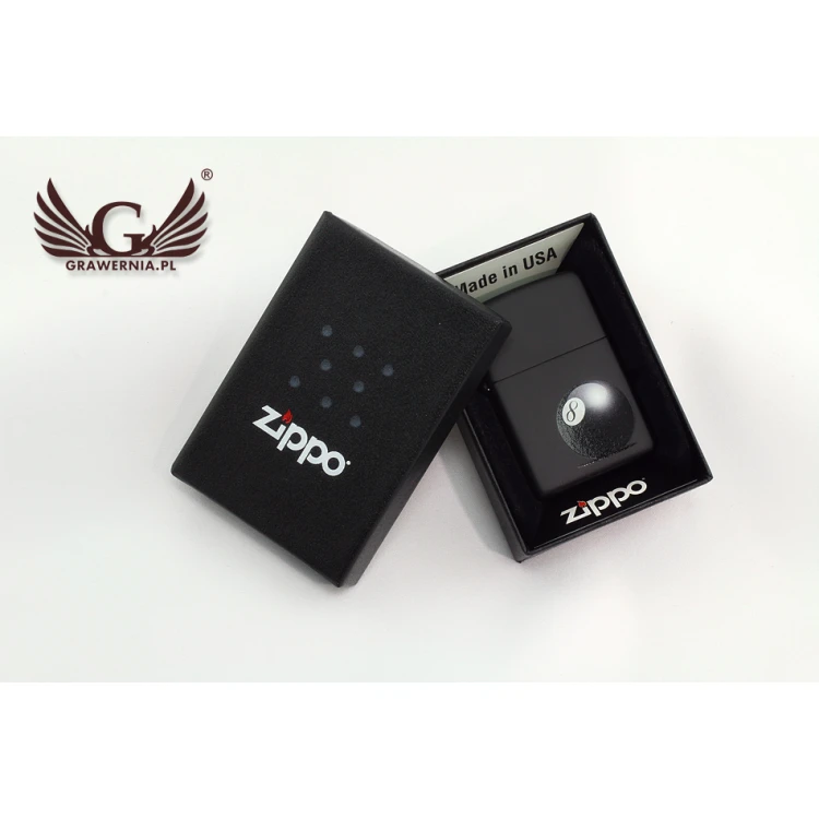 Zapalniczka ZIPPO 8-Ball Black Matte - ZIP034