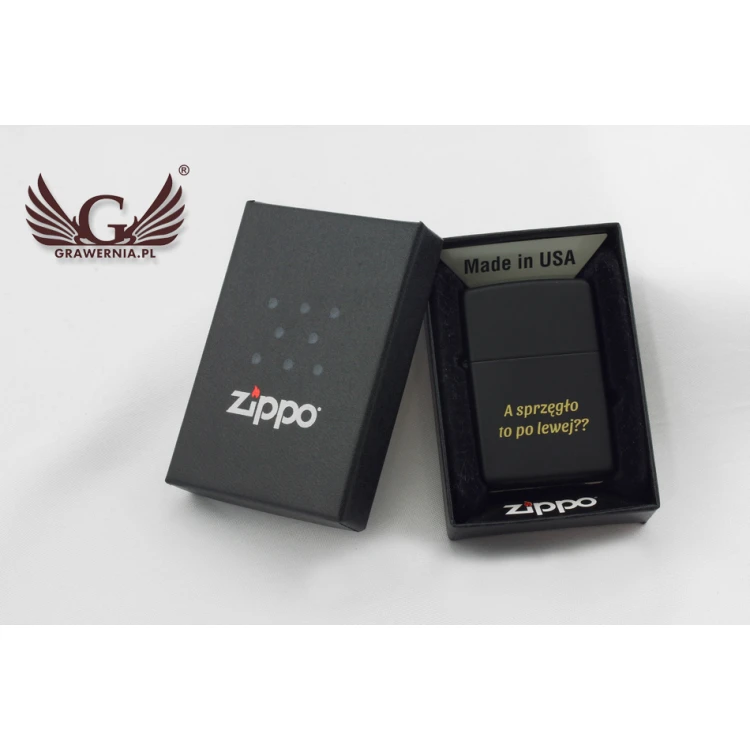 Zapalniczka ZIPPO Black Matte - ZIP030