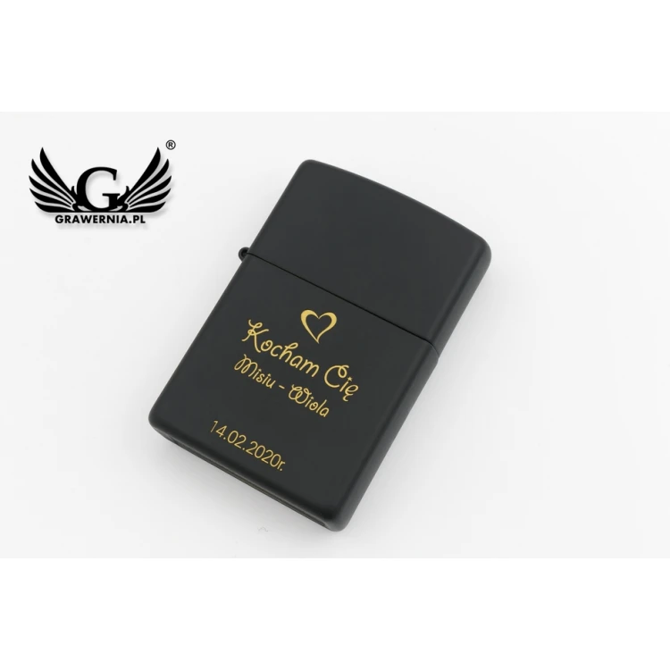 Zapalniczka ZIPPO Black Matte - ZIP030