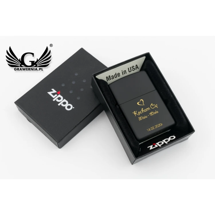 Zapalniczka ZIPPO Black Matte - ZIP030