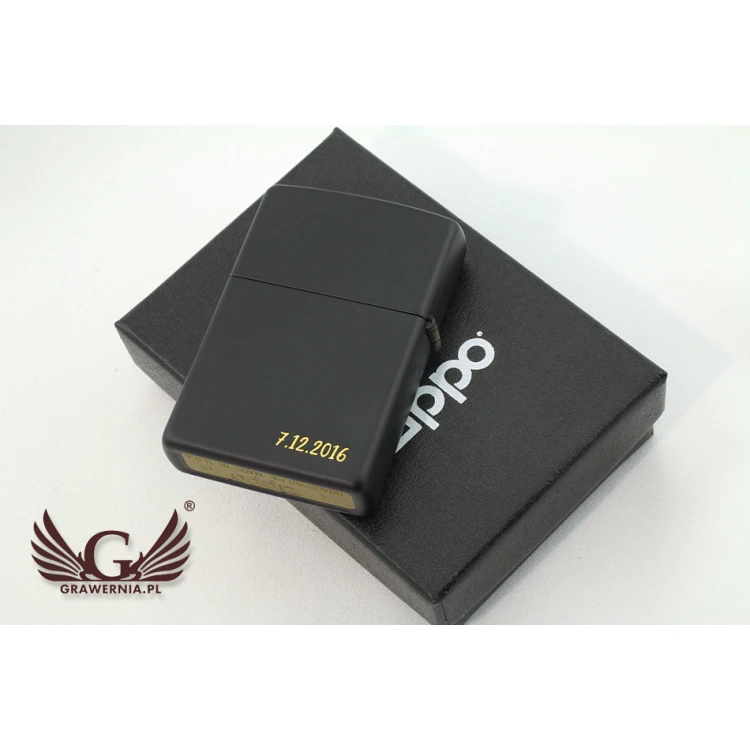 Zapalniczka ZIPPO Black Matte - ZIP030
