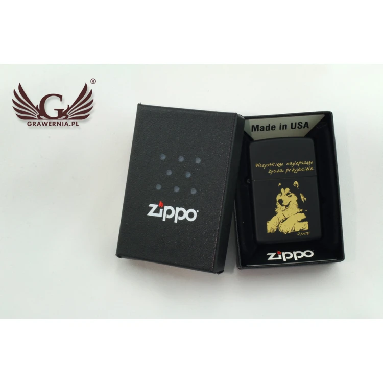 Zapalniczka ZIPPO Black Matte - ZIP030