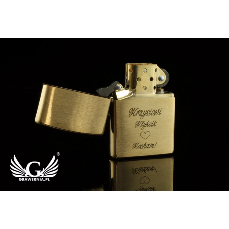 Zapalniczka Zippo Brushed Brass - ZIP053