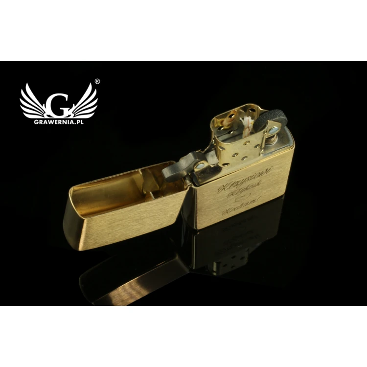 Zapalniczka Zippo Brushed Brass - ZIP053