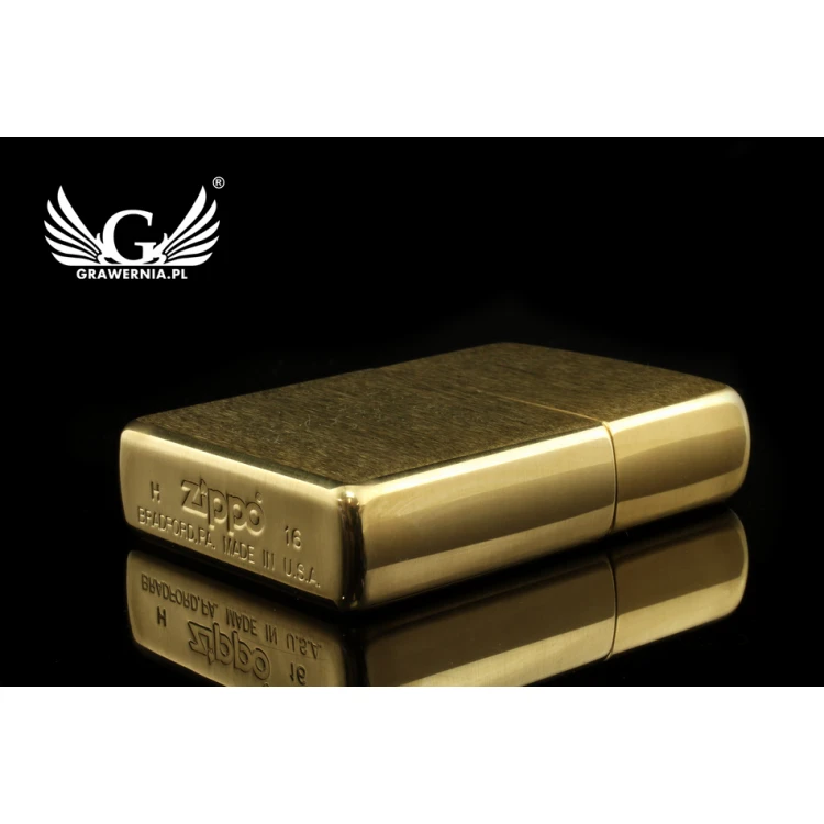 Zapalniczka Zippo Brushed Brass - ZIP053